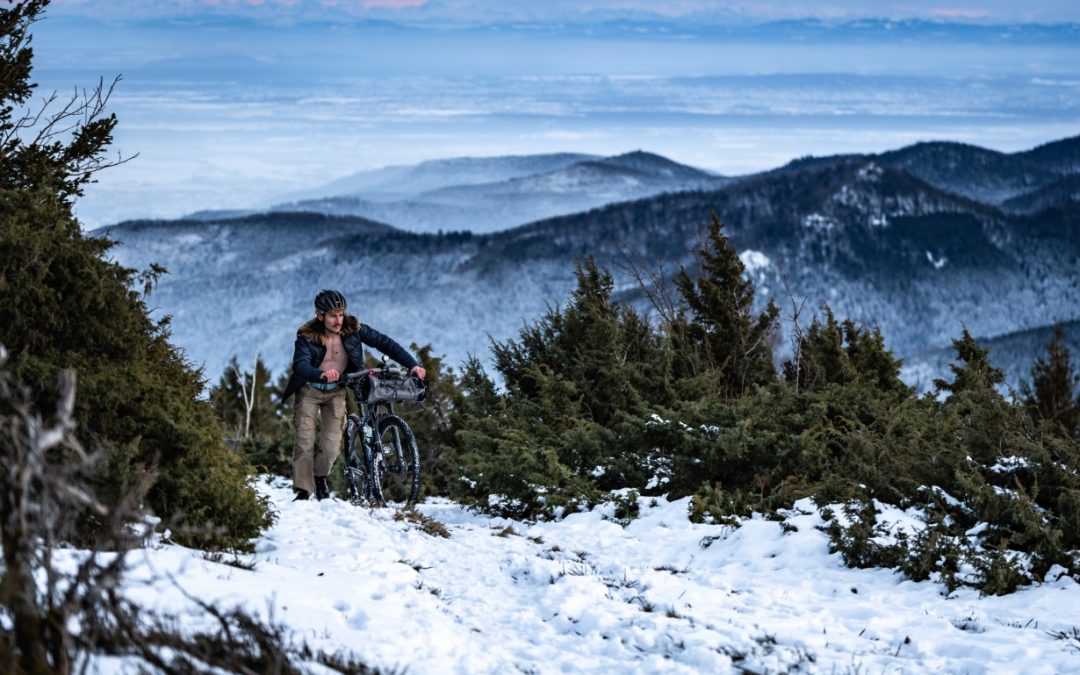 Outdoor Fotoshooting Freiburg – Louis im Winter am Petit Ballon